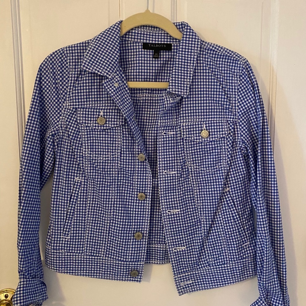Gingham Talbots Jacket XS